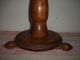 Alter Blumentisch - Blumenhocker - Blumensäule Aus Holz 58cm Hoch. Antike Originale vor 1945 Bild 2