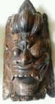 Buddha Asien Schnitzerei Göttin Drachen Indien Bali Holzmaske Geschnitzt Entstehungszeit nach 1945 Bild 2