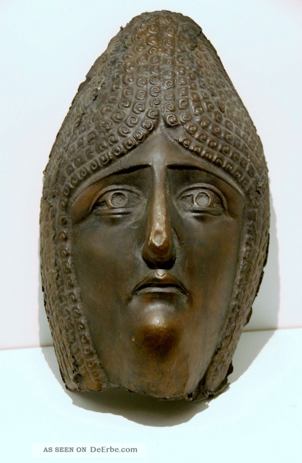 RaritÄt: Römische Maske,  Gesichtsmaske,  Paradehelm,  Massiv Bronze Antike Bild