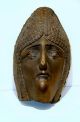 RaritÄt: Römische Maske,  Gesichtsmaske,  Paradehelm,  Massiv Bronze Antike Bild 2