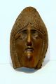 RaritÄt: Römische Maske,  Gesichtsmaske,  Paradehelm,  Massiv Bronze Antike Bild 3