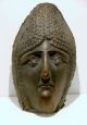 RaritÄt: Römische Maske,  Gesichtsmaske,  Paradehelm,  Massiv Bronze Antike Bild 4