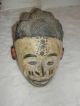 Uralte Afrikanische Holzmaske Holz Maske Handgeschnitzt Handbemalt Naturfarben Afrika Bild 11