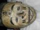 Uralte Afrikanische Holzmaske Holz Maske Handgeschnitzt Handbemalt Naturfarben Afrika Bild 2
