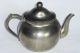 Teekanne Aus Zinn - Rein Zinn - Vintage - 60 Er 70 Er Jahre 1 Liter - 710 Gramm Gefertigt nach 1945 Bild 1