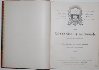 Das Kürschner Handwerk Eine Gewerbliche Monographie P.  Larisch & J.  Schmid 1902 Bild