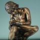 Große Barbedienne Skulptur Dornauszieher Bronze Paris 1880 Spinario Sculpture Bronze Bild 8