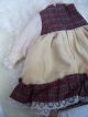 Alte Puppenkleidung Velvet Country Dress Outfit Vintage Doll Clothes 40 Cm Girl Original, gefertigt vor 1970 Bild 8