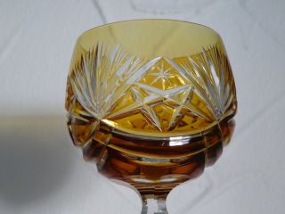 Römer Weinglas Kristall Schöner Schliff Alt Vintage Nachtmann Bleikristall Bild