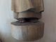 Skulptur Holz Massiv Handgeschnitzt Mönch Weinkelch Weingenießer Höhe 37cm 1950-1999 Bild 3
