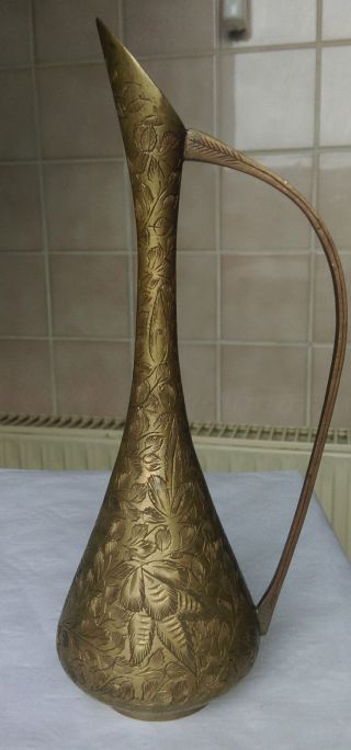 Messing Vase/kanne 25,  5cm Bild