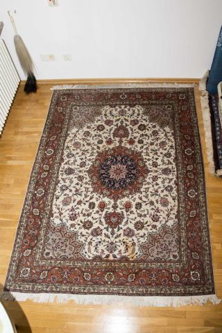 Aus Nachlass: Schöner Persischer Teppich,  Handgeknüpft Bild