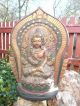 Buddha Altar,  Buddha,  Lotus Thron,  Bali,  Asiatika,  Spiegel,  Reproduktion,  55 Cm Internationale Antiq. & Kunst Bild 1