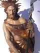 Agnus Dei Antike Christusfigur 78 Cm Holz Geschnitzt Und Vergoldet Holzarbeiten Bild 2