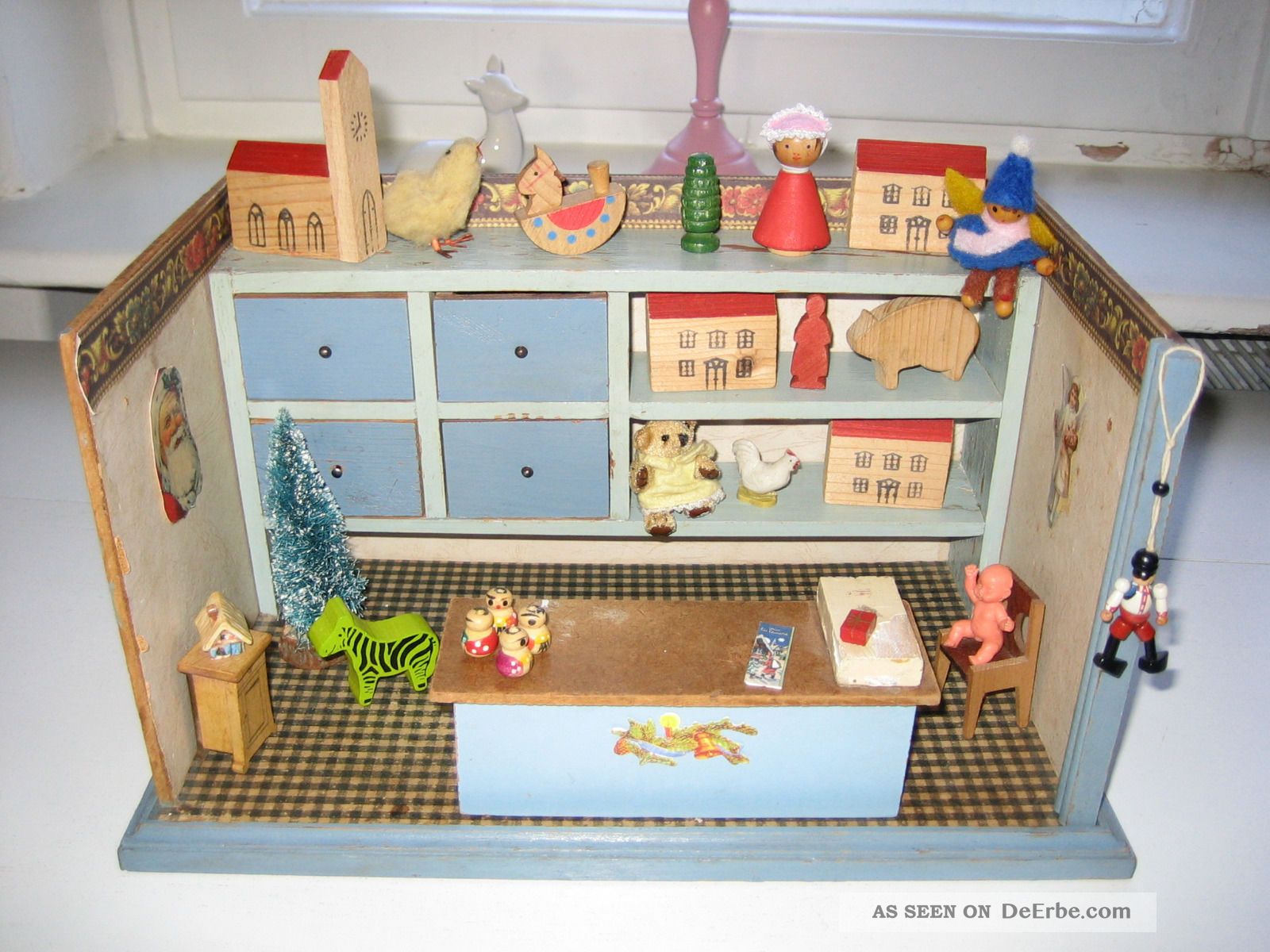 Zauberhafter Kleiner Alter Kaufmannsladen,  Zubehör Alt & Marktbude Kaufmannsläden & Zubehör Bild