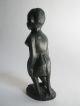 Afrika Skulptur Figur Holz Ebenholz Schnitzerei Frau Buschfrau Entstehungszeit nach 1945 Bild 3