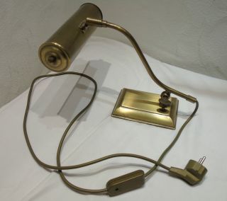 Alte Klavierlampe Bilderlampe Bronze/messing 50er/60er 2,  4kg Rar - Dachbodenfund Bild