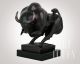 The Bull - 25 Cm - Schwere Bronze Skulptur - Kubismus - Picasso - Dali - Top 1950-1999 Bild 3