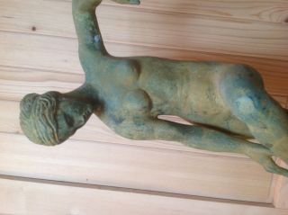 Skulptur Statue Bronze Repro Pompei Echtbronze Ca 9kgs Bild