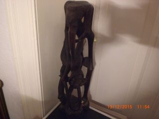 Makonde Skulptur Ebenholz Handarbeit Tansania Abtei Münster Schwarzach Bild
