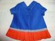 Alte Puppenkleidung Hübsches Unbespieltes Kleid 50er / 60erjahre Celluloidpuppe Original, gefertigt vor 1970 Bild 1