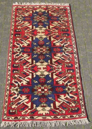 Orientteppich Teppich Adler Motive Kars Kazak / Kasak Anatolien Türkei 207x103cm Bild