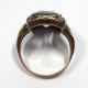 304 - Dekorativer Art Deco Farbstein Ring Aus Gelbgold 585 - - - Video 1889/85 Ringe Bild 1