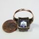 304 - Dekorativer Art Deco Farbstein Ring Aus Gelbgold 585 - - - Video 1889/85 Ringe Bild 2