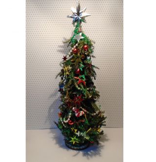 Weihnachtsbaum,  Christbaum,  Insgesamt 25,  5 Cm Groß Fürs Puppenhaus Miniatur Bild