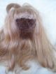 Alte Puppenteile Goldblonde Lang Haar Perücke Vintage Doll Hair Wig 40 Cm Girl Puppen & Zubehör Bild 4