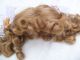 Alte Puppenteile Goldblonde Ponies Haar Perücke Vintage Doll Hair Wig 40 Cm Girl Puppen & Zubehör Bild 4