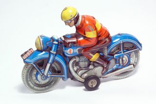 Tipp & Co Blech - Motorrad ' Tco - 58 ' °tin Toy Motorcycle° Blechspielzeug Bild