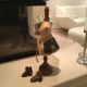 Antikes Kleid 19.  Jhd.  Mit Cul De Paris Und Lederstiefel Porzellankopfpuppen Bild 1