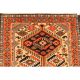 Antik Handgeknüpfter Sammler Teppich Kazak Sh Iraz Carpet Tappeto Tapis 80x130cm Teppiche & Flachgewebe Bild 2