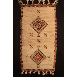 Schöner Handgeknüpfter Orient Teppich Berber Kazak Old Rug Carpet Tapis 140x70cm Bild