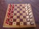 Reise Schach - Germany 70er Jahre - Old Wooden German Travel Chess Gefertigt nach 1945 Bild 4