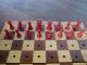 Reise Schach - Germany 70er Jahre - Old Wooden German Travel Chess Gefertigt nach 1945 Bild 8