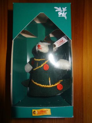 Steiff Weihnachtsbaum Bär 1998 Limitiert Auf 5000 Stk Nr.  670329 Bild