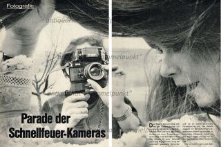 Leicaflex Sl Mot / Contarex S / Canon F1 / Nikon F - Test Von 1972 Bild