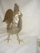 Kampfhahn Hahn Metall Figuren Hoch 30 Cm 2190 Gramm 1950-1999 Bild 1