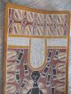 Aboriginal Dot Point Painting Bark Rinde Arnhemland 1972/83 Dachbodenfund 82cm Internationale Antiq. & Kunst Bild 10