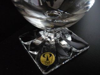 6 X Orig.  Peill Gläser Glas Kristallglas 14cm Wasserglas Weinglas Saftglas Bild
