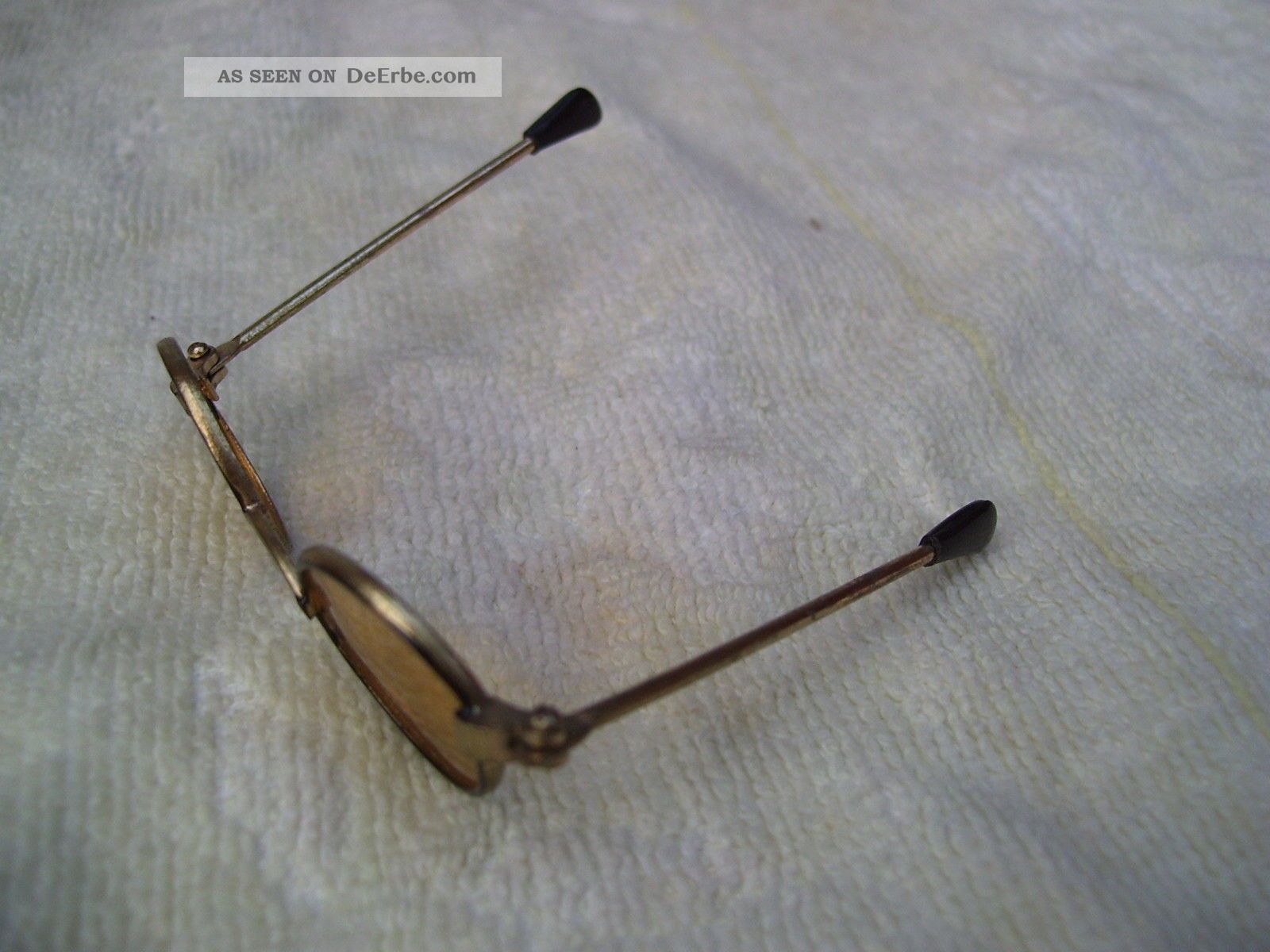 Alte Puppenkleidung Accessories Brille Roundsun Glasses Vintage Clothes 40c Doll Original, gefertigt vor 1970 Bild