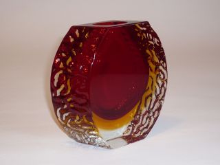 Artistic Cristal Murano Vase Made In Italy Bild