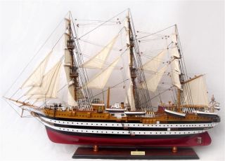 Handgefertigtes Schiffsmodell Amerigo Vespucci,  L98 Cm,  Modellschiff,  Holz Bild