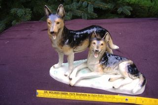 Alte Schäferhund - Figur Bild