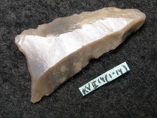 5400j.  A: Pfeilspitze Steinzeit Neolithikum Flint Trichterbecher Kultur Bild