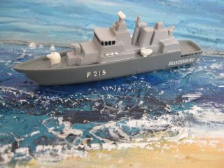 Schiffsmodell Marine Fregatte Brandenburg F215 Miniatur Boot Schiff Ca.  12 Cm Bild