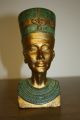 Büste Nofretete Tutanchamun Ägypten Skulpturen Figuren Deko Messing? Sehr Alt Entstehungszeit nach 1945 Bild 5