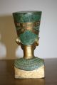 Büste Nofretete Tutanchamun Ägypten Skulpturen Figuren Deko Messing? Sehr Alt Entstehungszeit nach 1945 Bild 7